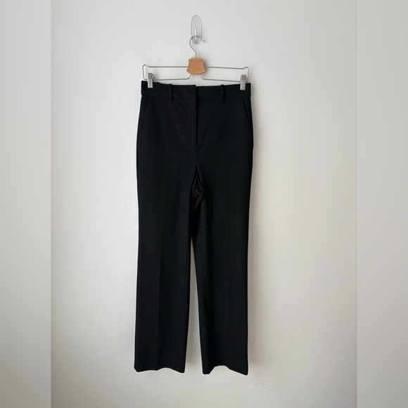 Babaton Atelier Black Tailored Trousers Size 8 High Rise Straight Leg Work Pants - Picture 2 of 11